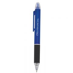 Sayre Highlighter Pen - 580_TRNBLU_Silkscreen