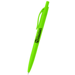 Sleek Write Rubberized Pen - 800_LIM_Silkscreen