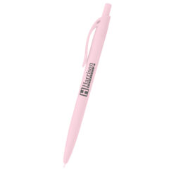 Sleek Write Rubberized Pen - 800_LTPNK_Silkscreen