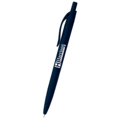 Sleek Write Rubberized Pen - 800_NAV_Silkscreen