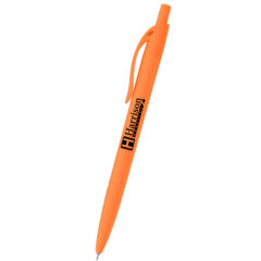 Sleek Write Rubberized Pen - 800_ORN_Silkscreen