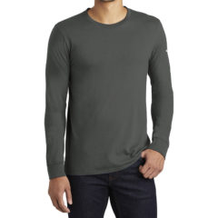 Nike Core Cotton Long Sleeve Tee - 9216-Anthracite-1-NKBQ5232AnthraciteModelFront-1200W