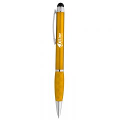 Crisscross Grip Stylus Pen - 955_GLD_Silkscreen