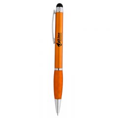 Crisscross Grip Stylus Pen - 955_ORN_Silkscreen