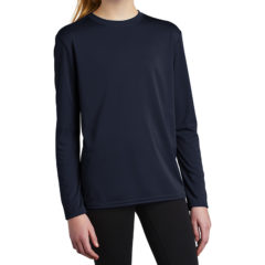 Port & Company™ Youth Long Sleeve Performance Tee - 9698-DeepNavy-1-PC380YLSDeepNavyModelAlt-1200W