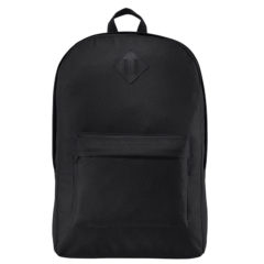 Port Authority® Retro Backpack - 9724-Black-1-BG7150BlackFlatFront-1200W