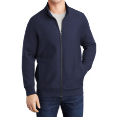 Sport-Tek® Super Heavyweight Full-Zip Sweatshirt - 9739-TrueNavy-1-ST284TrueNavyModelFront-1200W