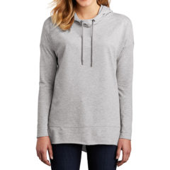 District® Women’s Featherweight French Terry™ Hoodie - 9748-LightHthrGry-1-DT671LightHthrGryModelFront-1200W