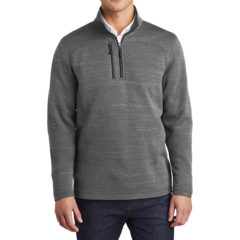 Eddie Bauer® Sweater Fleece 1/4-Zip - 9752-DarkGreyHthr-1-EB254DarkGreyHthrModelFront-1200W
