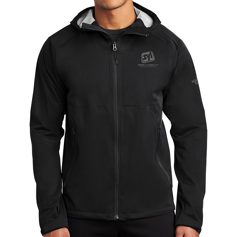 north face all over print coat