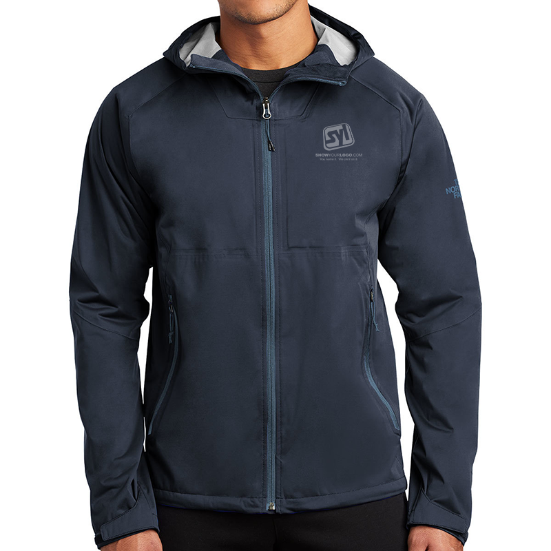 north face all over print coat