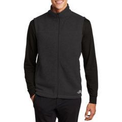 The North Face® Sweater Fleece Vest - 9805-TNFBlkHthr-1-NF0A47FATNFBlkHthrModelFront3-1200W