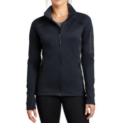 The North Face® Ladies Mountain Peaks Full-Zip Fleece Jacket - 9812-UrbanNavy-1-NF0A47FEUrbanNavyModelFront