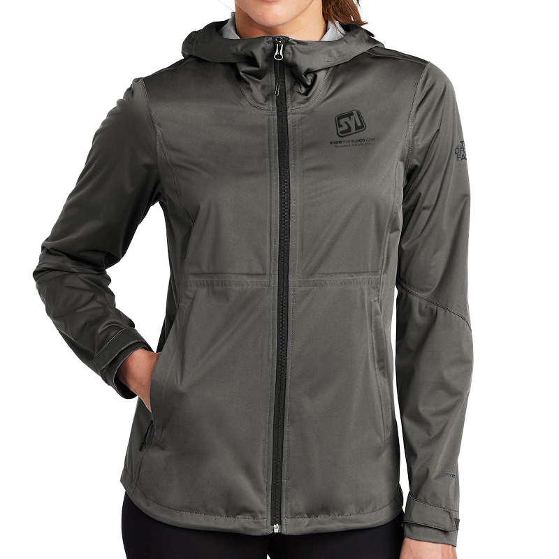 north face all over print coat