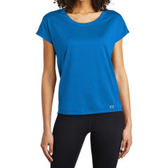 OGIO® ENDURANCE Women’s Pulse Dolman Tee - 9832-ElectricBlue-1-LOE324ElectricBlueModelFront-1200W