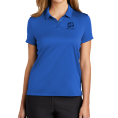 Nike Ladies Dry Essential Solid Polo - 9847-Gameroyal-1-NKBV6043GameroyalModelFront-1200W