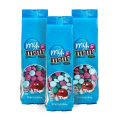 Color Choice M&M’S® – Set of Three 7oz Bags - MM7_3_MM7-3-Blue_87772