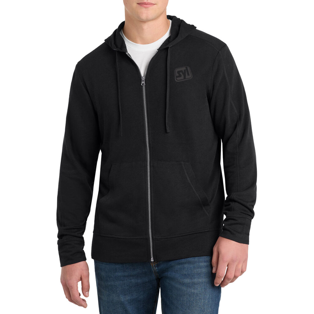 Sport-Tek® PosiCharge® Tri-Blend Wicking Fleece Full-Zip Hooded Jacket - Sport-Tek