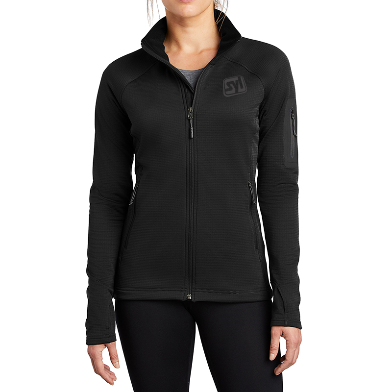 The North Face® Ladies Mountain Peaks Full-Zip Fleece Jacket - black