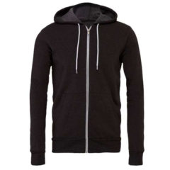 BELLA + CANVAS Unisex Sponge Fleece Full-Zip Hoodie - dgh