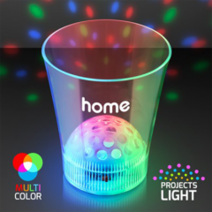 Disco Ball Light Projecting LED Cup - discoballcup