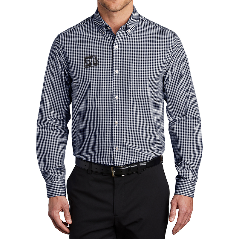 Port Authority® Broadcloth Gingham Easy Care Shirt - main