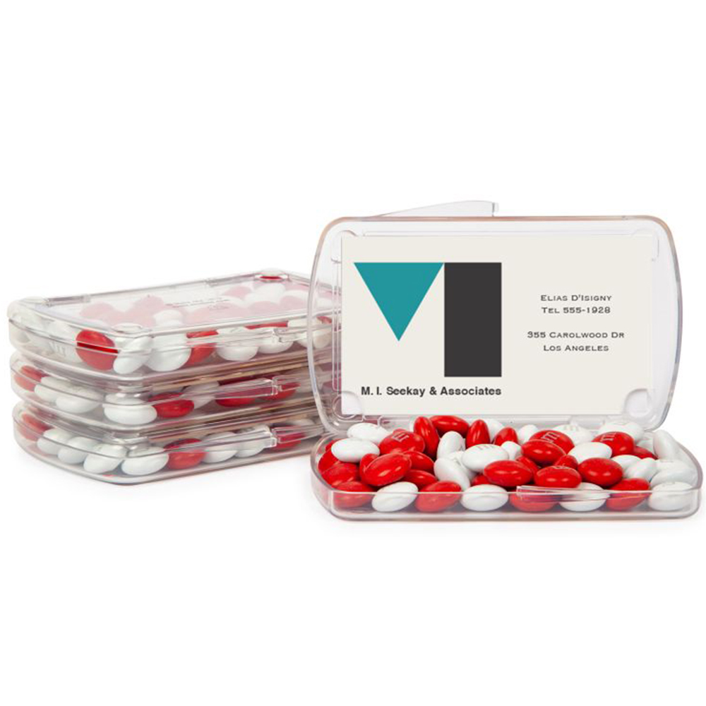 DIY Business Card Holder Kit with 1.5 oz Color Choice M&M’S® – Pack of 24 - mmbc_mmbc1_90685
