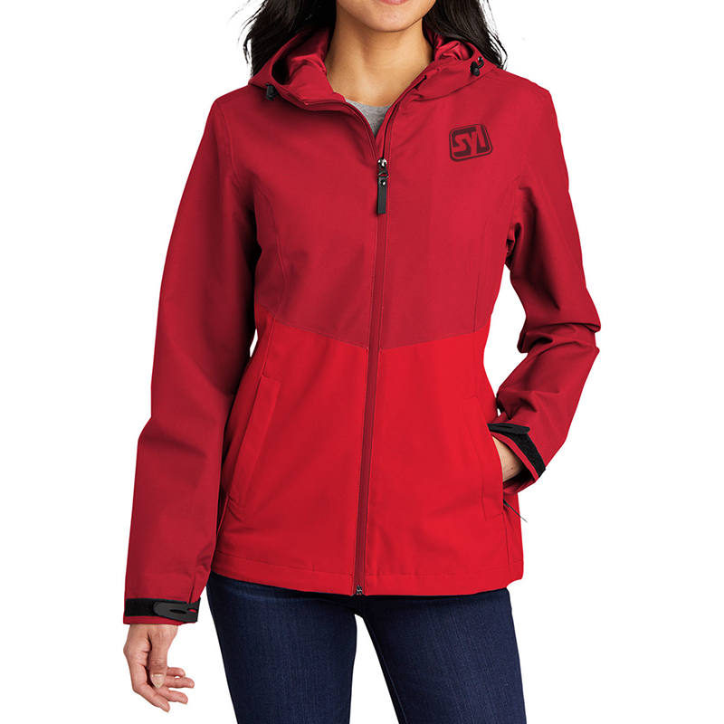 Port Authority® Ladies Tech Rain Jacket - red