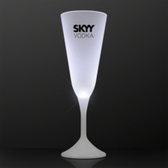 Still White Light Champagne Glass - stillwhitelightchampagneglass