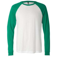 BELLA + CANVAS Long Sleeve Jersey Baseball Tee - 17594_f_fm