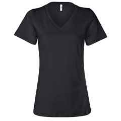 BELLA + CANVAS Women’s Relaxed Jersey Short Sleeve V-Neck Tee - 32805_f_fm