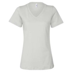 BELLA + CANVAS Women’s Relaxed Jersey Short Sleeve V-Neck Tee - 32806_f_fm