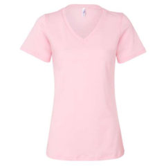 BELLA + CANVAS Women’s Relaxed Jersey Short Sleeve V-Neck Tee - 32807_f_fm