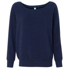 BELLA + CANVAS Women’s Sponge Fleece Wide Neck Sweatshirt - 32825_f_fm