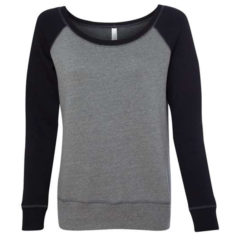 BELLA + CANVAS Women’s Sponge Fleece Wide Neck Sweatshirt - 38840_f_fm