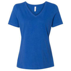 BELLA + CANVAS Women’s Relaxed Jersey Short Sleeve V-Neck Tee - 43650_f_fm