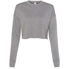 BELLA + CANVAS Women’s Cropped Crew Fleece - 79808_f_fm