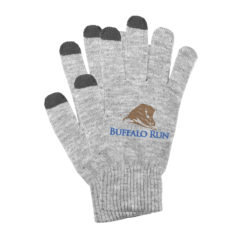 Touch Screen Gloves with Full Color Imprint - 80-44430-gray_2