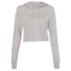 BELLA + CANVAS Women’s Triblend Crop Long Sleeve Hoodie - 82997_f_fm