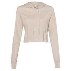 BELLA + CANVAS Women’s Triblend Crop Long Sleeve Hoodie - 83000_f_fm