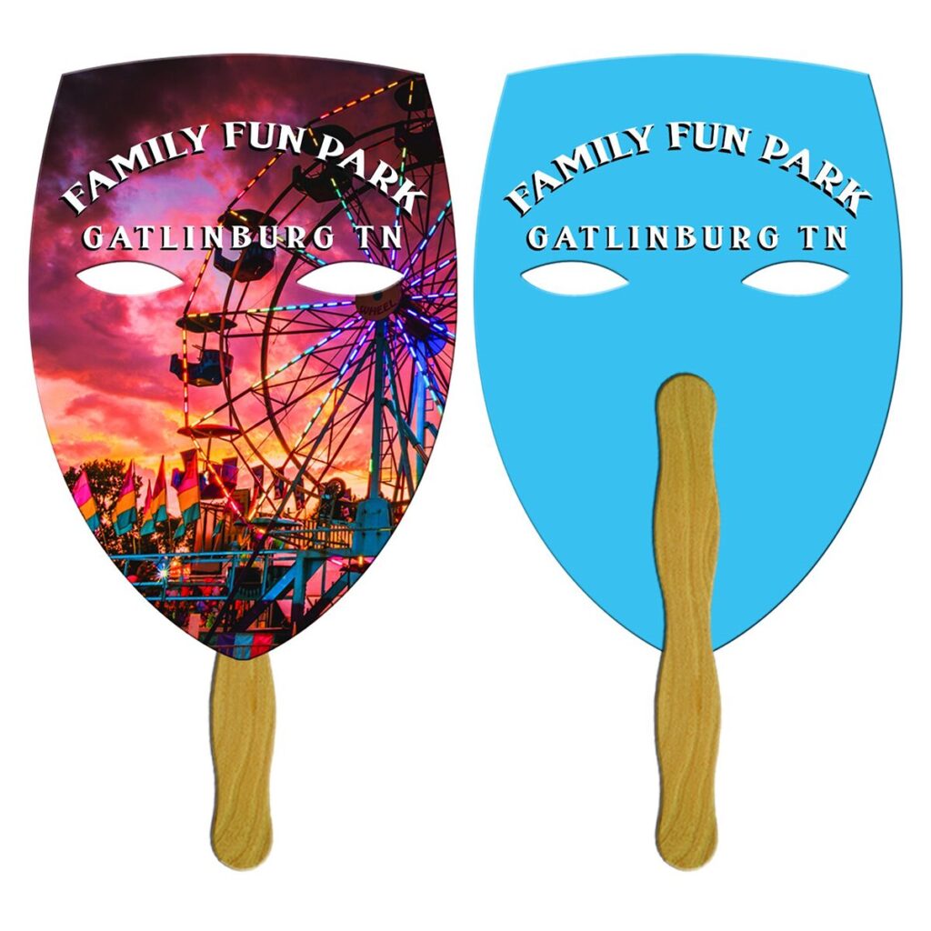 Mask Hand Fan – 2 Sides - A7169