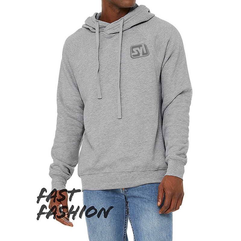 BELLA + CANVAS FWD Fashion Unisex Crossover Hoodie - AthHeather