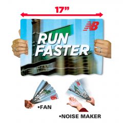 Bang-a-Banner – Banner Rally Sign Noise Maker – 17″ - BB1117D
