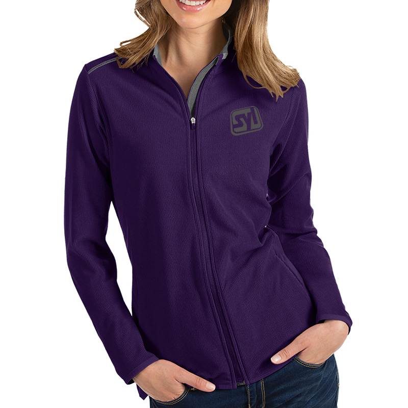 Antigua Glacier Women’s Full Zip Jacket - DarkPurple_carbon