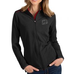 Antigua Glacier Women’s Full Zip Jacket - black_darkRed