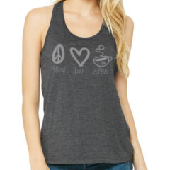 BELLA + CANVAS Women’s Jersey Racerback Tank - dark-grey-heather-2-400215400