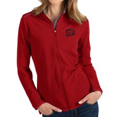Antigua Glacier Women’s Full Zip Jacket - darkRed_carbon