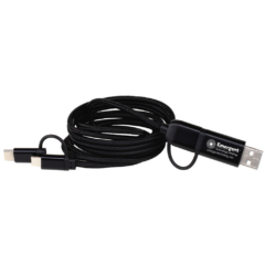 “Oslo” 6 Foot Braided Charging Cable - oslocableblack