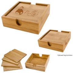 Bamboo Coaster Set - 2209_group