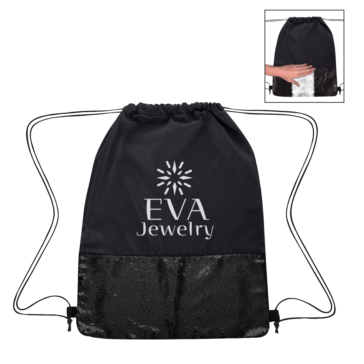 flip sequin purse